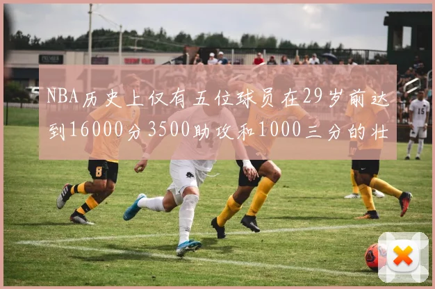 NBA历史上仅有五位球员在29岁前达到16000分3500助攻和1000三分的壮举